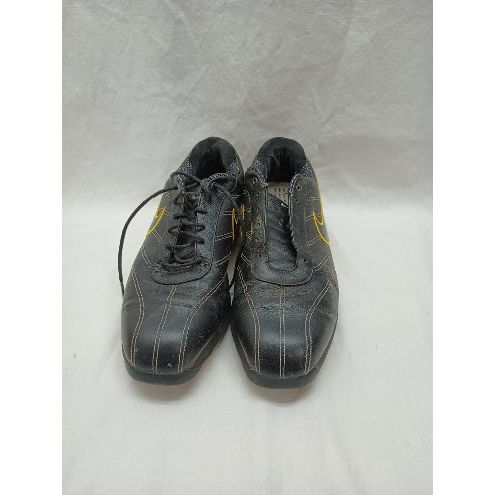 Nike Golf Shoes Sz 10.5 Zoomair Sport  Black/Yellow 314894-031 Missing Shoe Lace